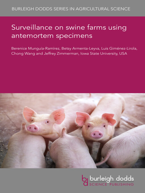 Cover image for Surveillance on swine farms using antemortem specimens